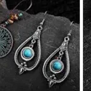 Sunnyouth Bohemian Dangle Pierced Earrings